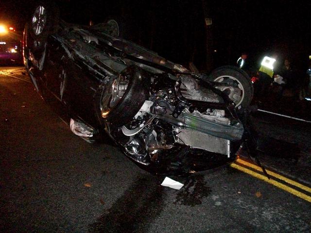 Maple Ave Rollover 11/23/11